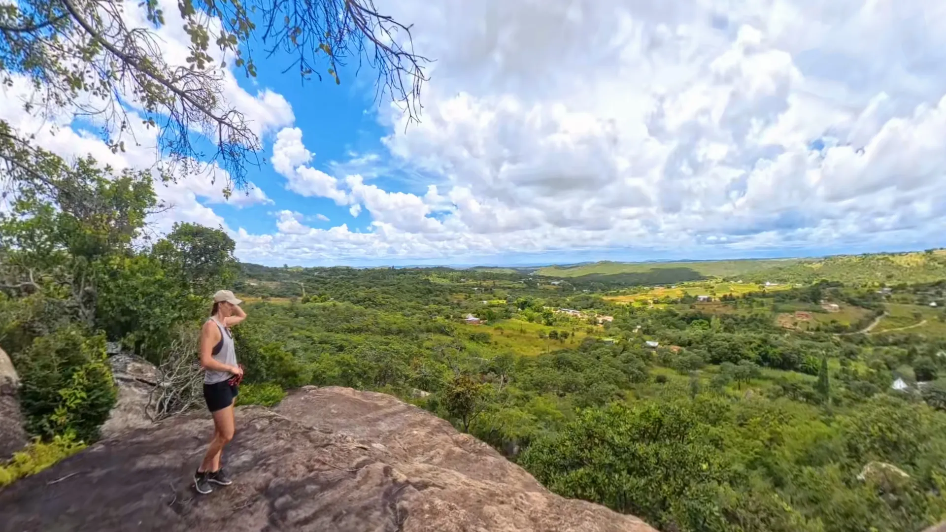 The view across the Goromonzi valley from the hills above paMusha Cultural Centre